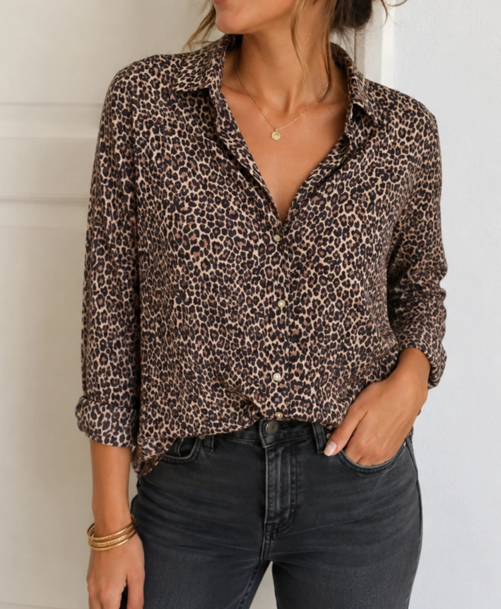 Chemise léopard Kiabi taille L parfait état 